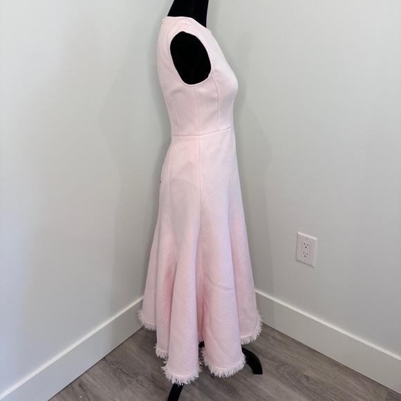 Eliza J Pale Pink Fringe Hem A-Line Circle Dress (sz 0) - Picture 7 of 13